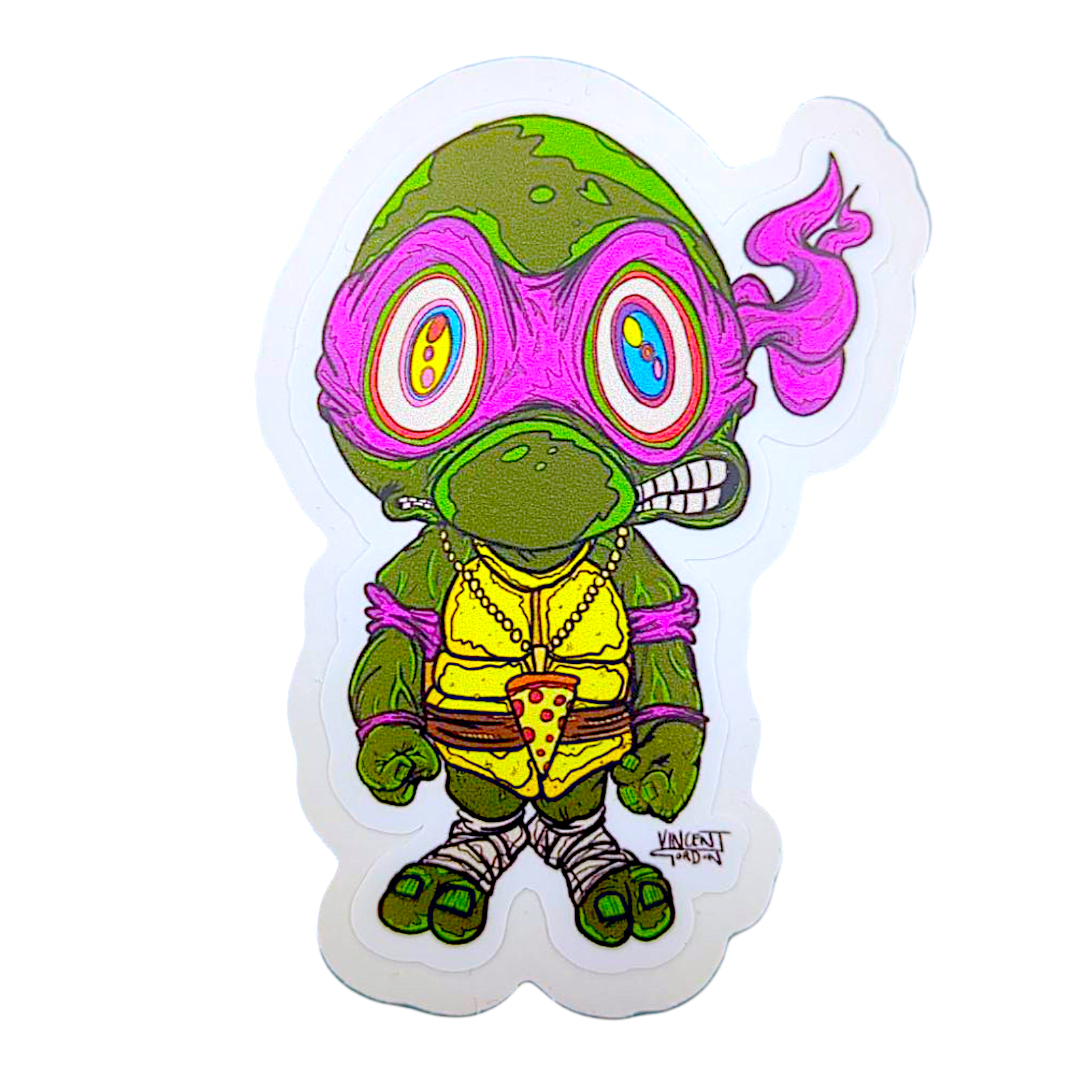 Vincent Gordon Donatello TMNT Study (Medium) Sticker