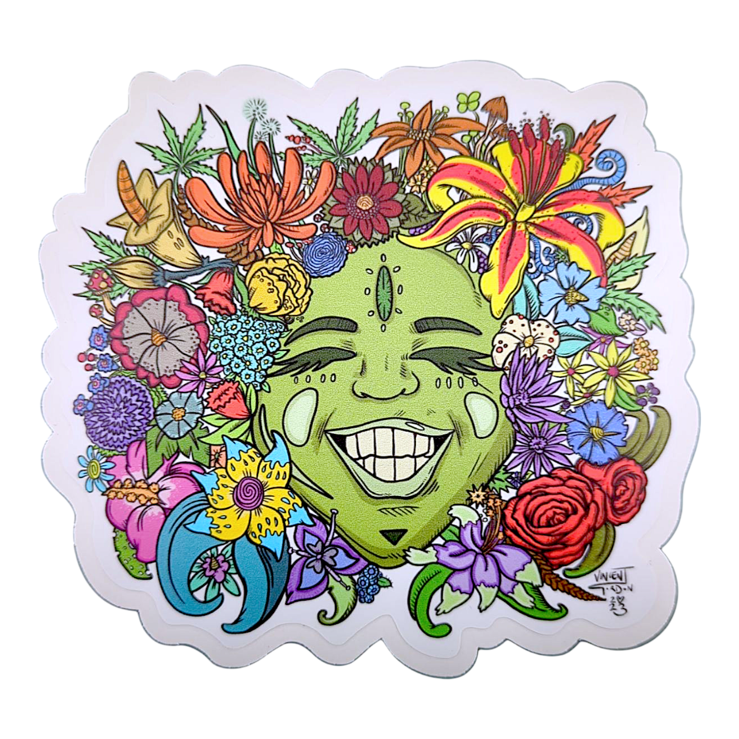 Vincent Gordon Flower Girl Sticker