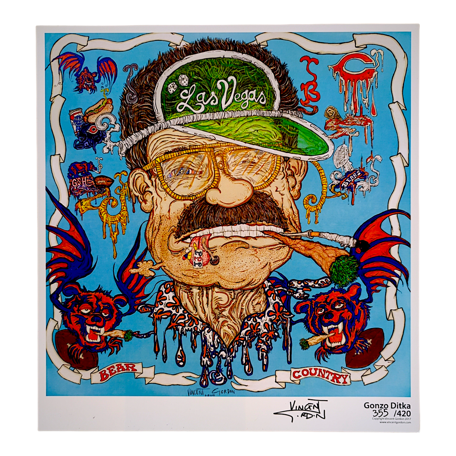 Vincent Gordon “Gonzo Ditka” Print