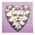Vincent Gordon "I Love Cats" Blotter Print