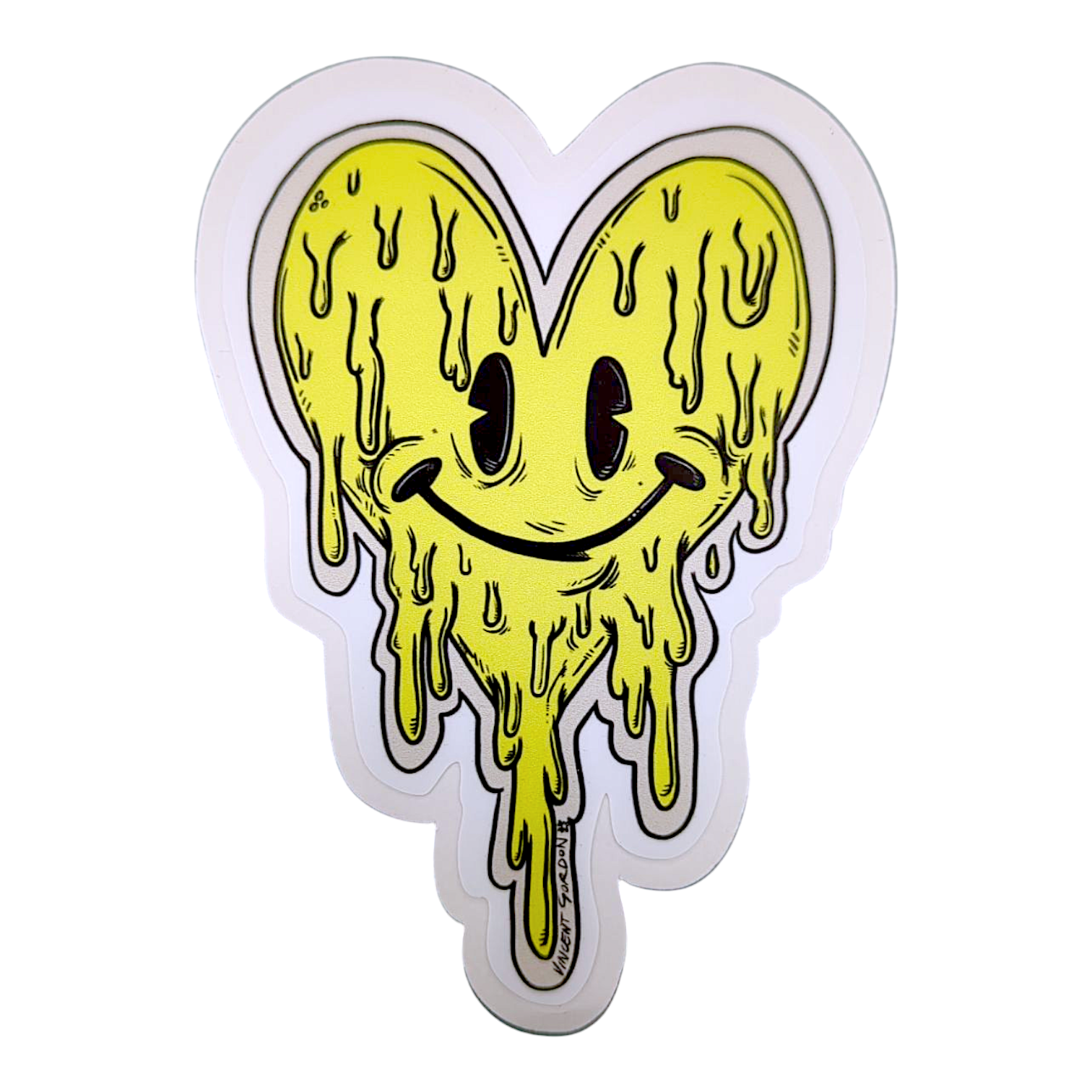 Vincent Gordon Love and Happiness Sticker