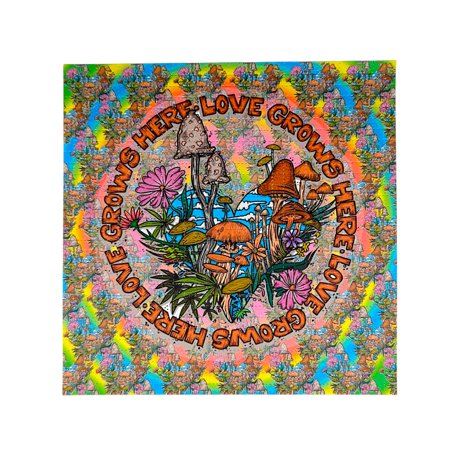 Vincent Gordon “Love Grows Here” Blotter Print