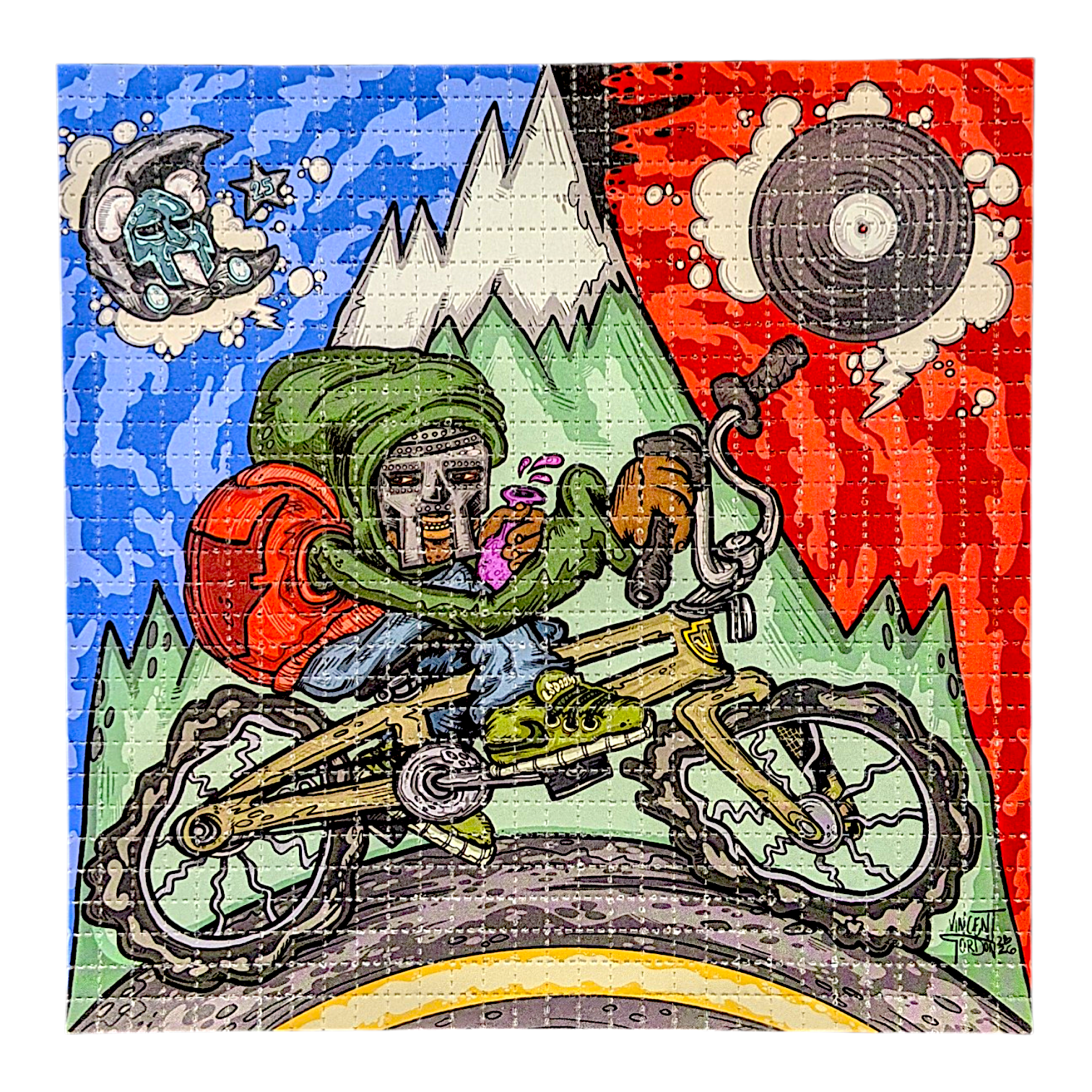 Vincent Gordon "LSDOOM" Blotter Print