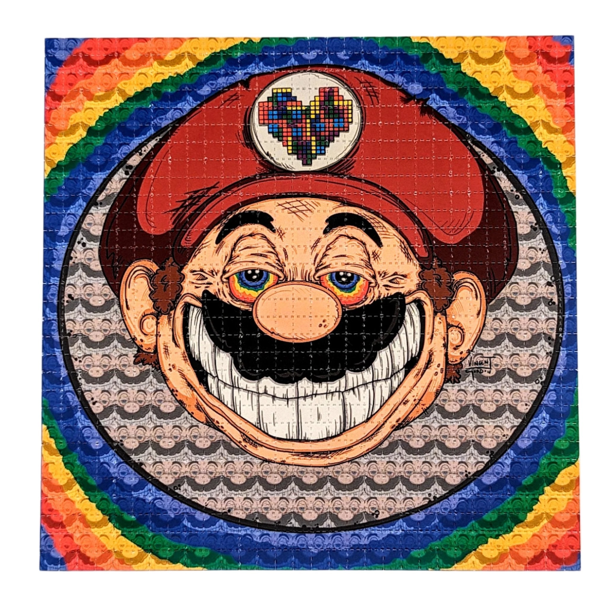 Vincent Gordon “Mario Love” Blotter Print