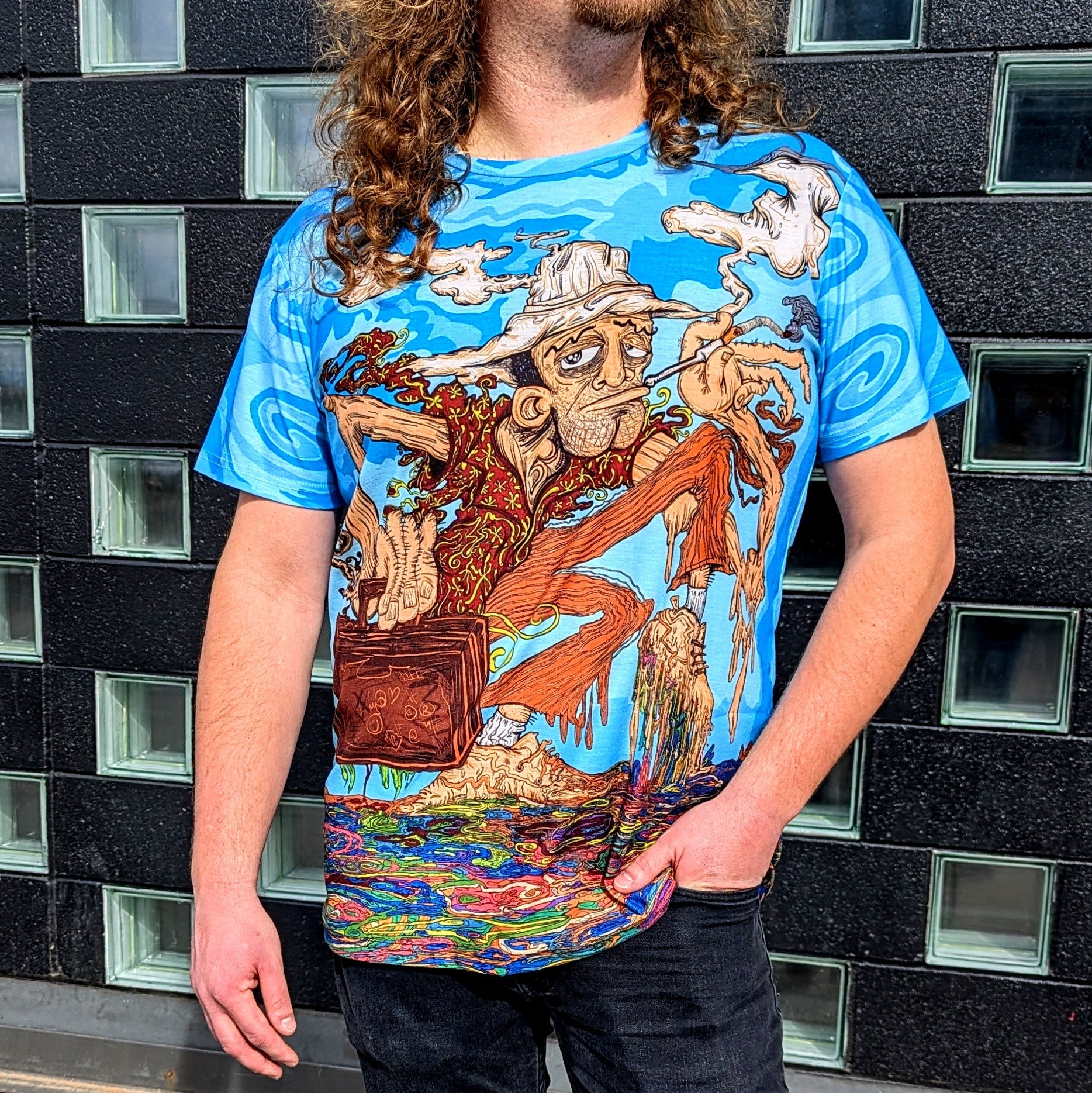 Vincent Gordon "Melt Tech Gonzo (Allover)" T Shirt