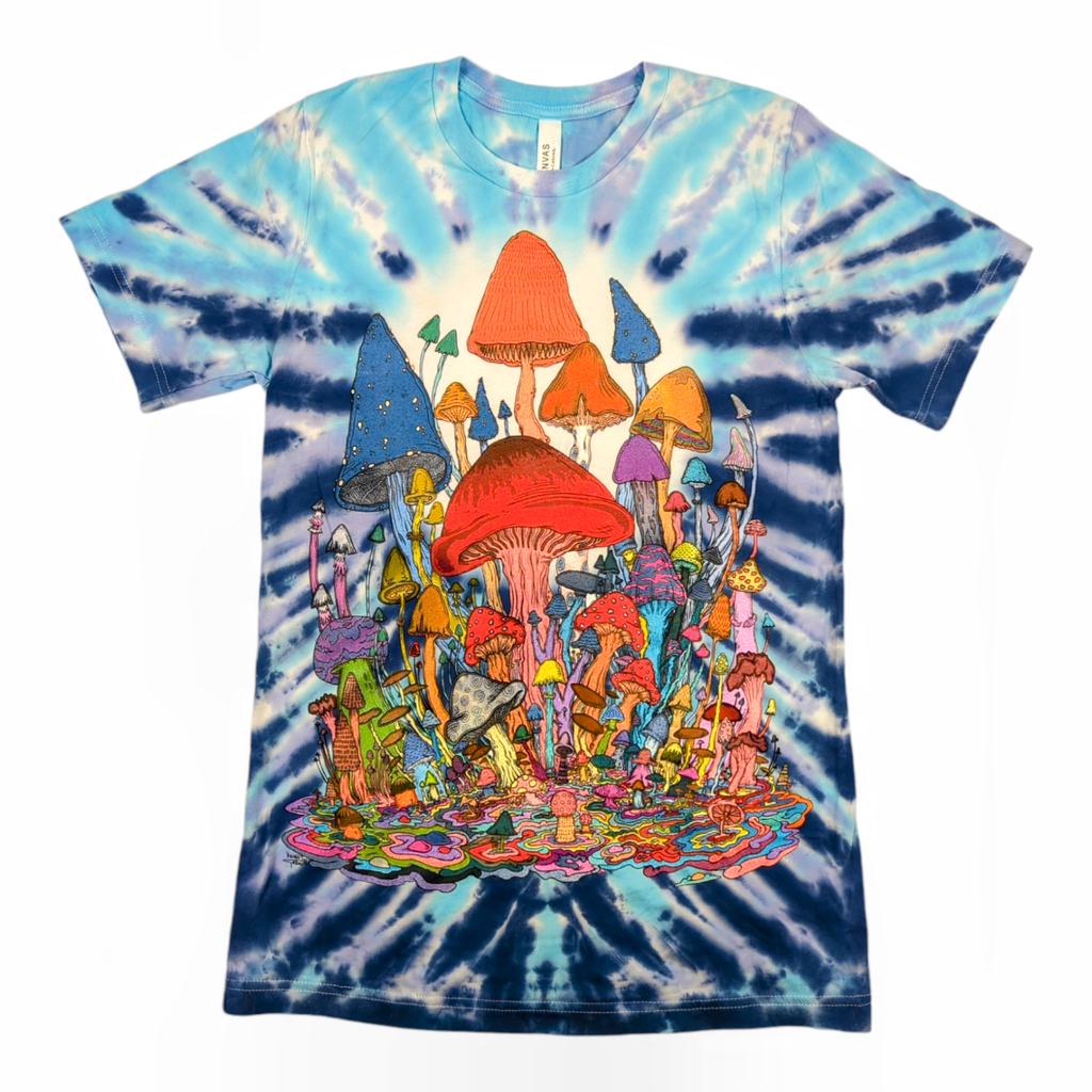 Vincent Gordon "Melty Mushrooms" Tie-Dye T Shirt