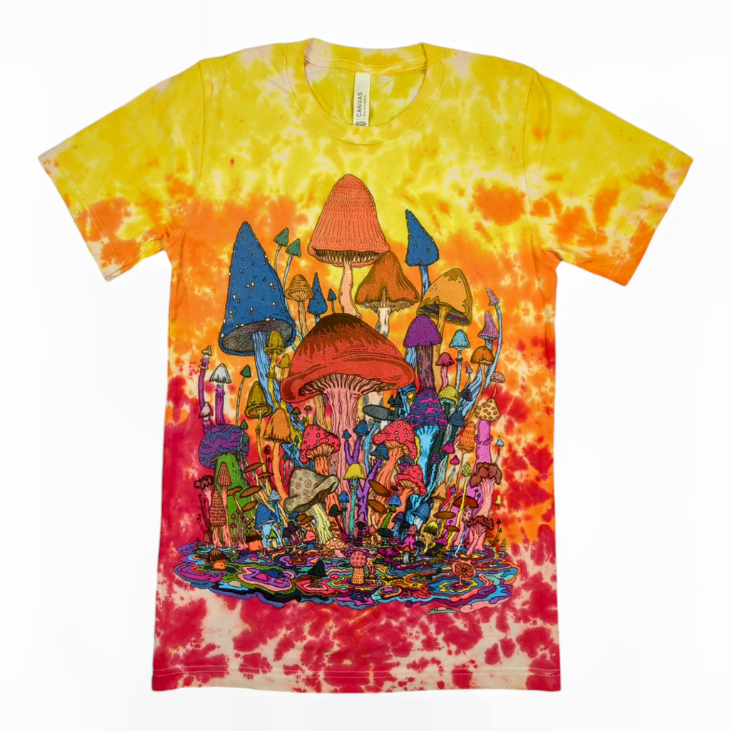 Vincent Gordon "Melty Mushrooms" Tie-Dye T Shirt