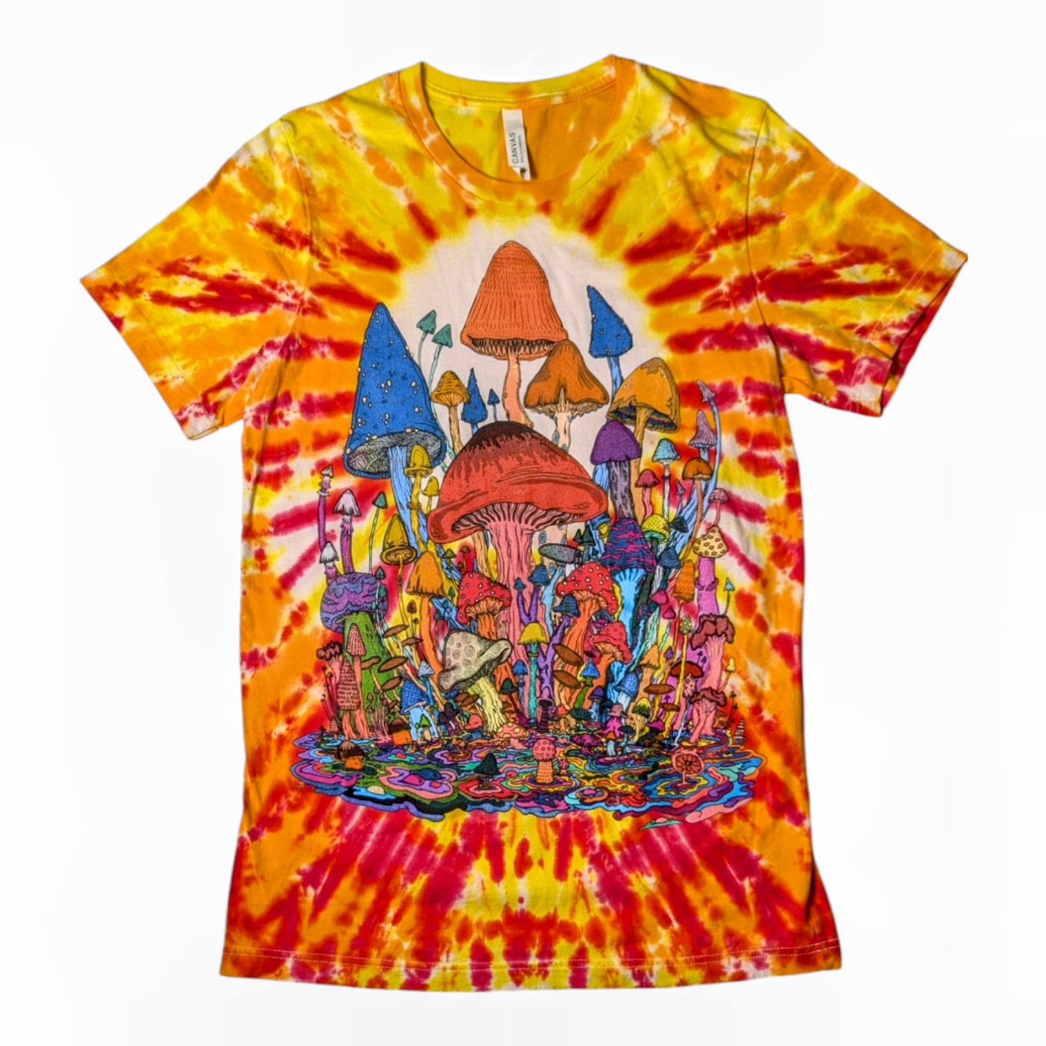 Vincent Gordon "Melty Mushrooms" Tie-Dye T Shirt