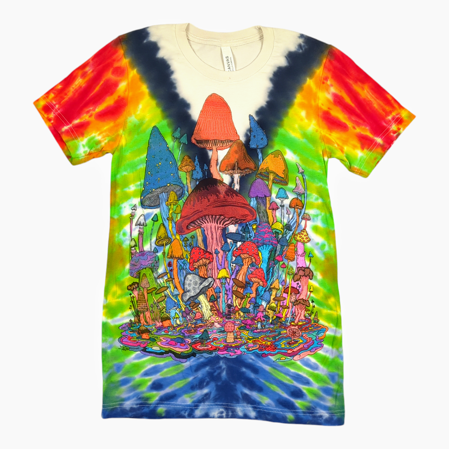 Vincent Gordon "Melty Mushrooms" Tie-Dye T Shirt