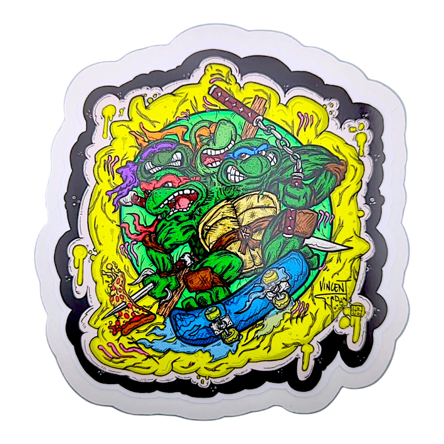 Vincent Gordon TMNT Sticker