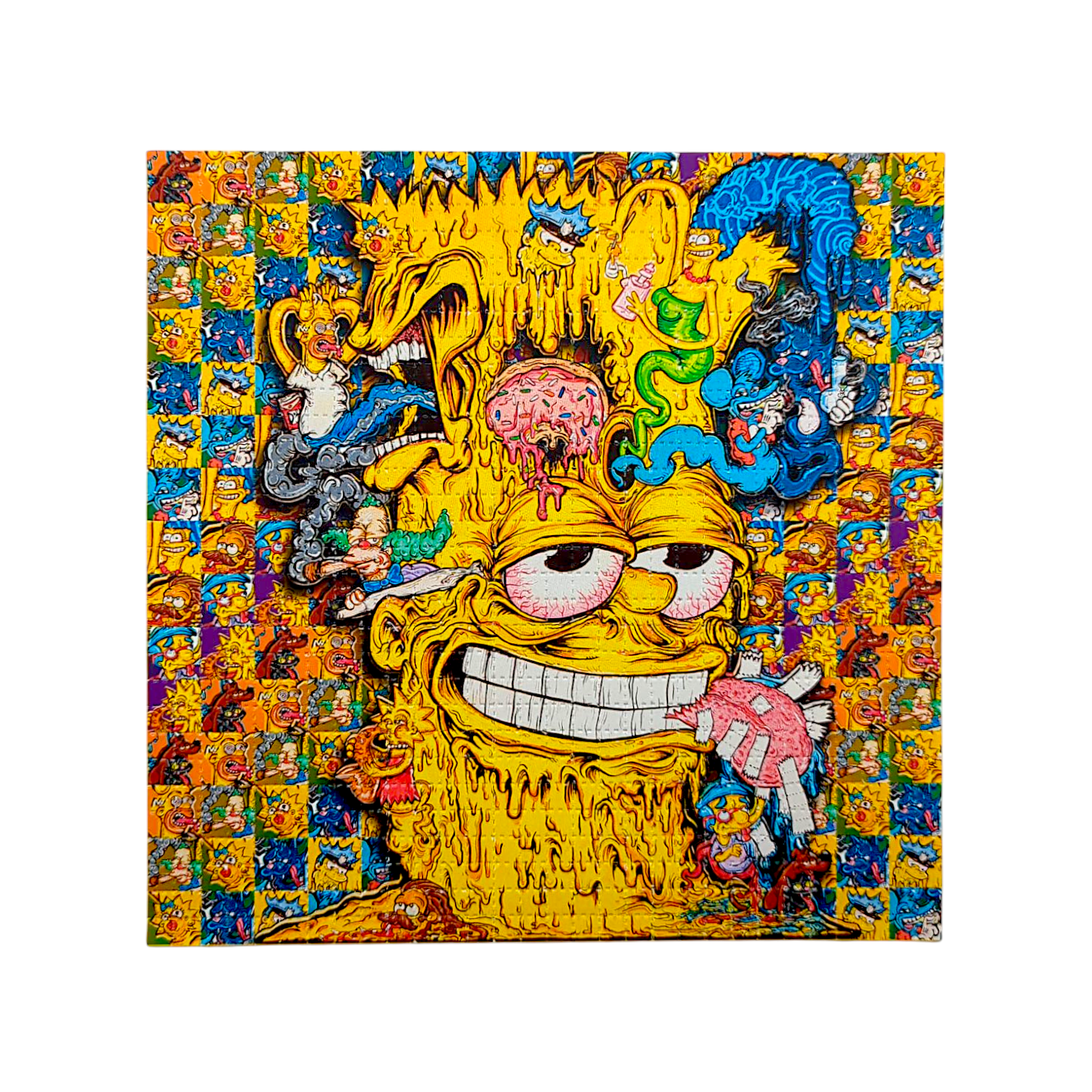 Aaron Brooks x Vincent Gordon (Melty Bros) "Bart" Blotter Print