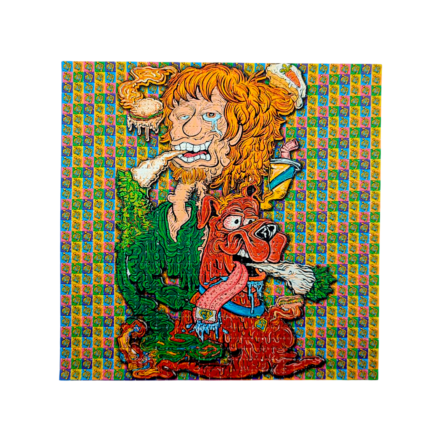 Aaron Brooks x Vincent Gordon (Melty Bros) "Shaggy Scooby" Blotter Print