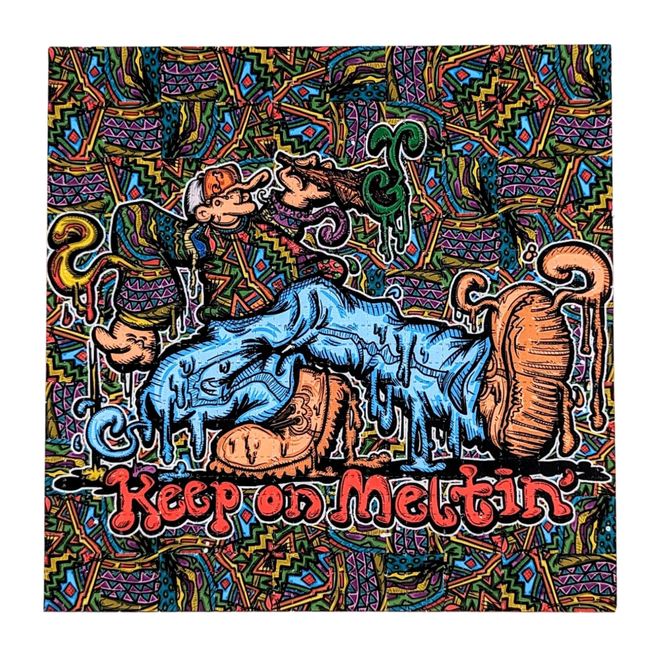 Vincent Gordon x Grassroots “Keep on Melting” Blotter Print