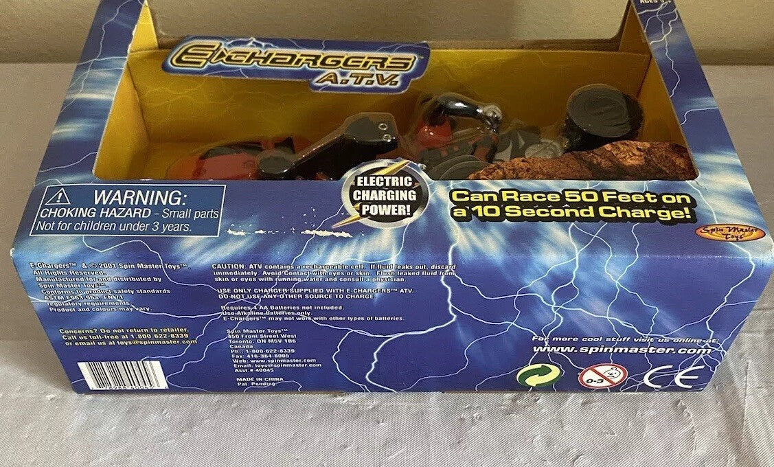 Vintage 2001 Electric ATV Toy with Charging Power – Spinmaster