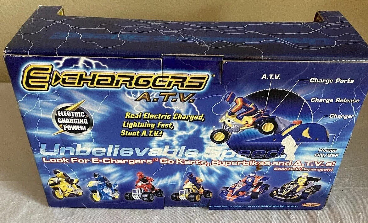 Vintage 2001 Electric ATV Toy with Charging Power – Spinmaster