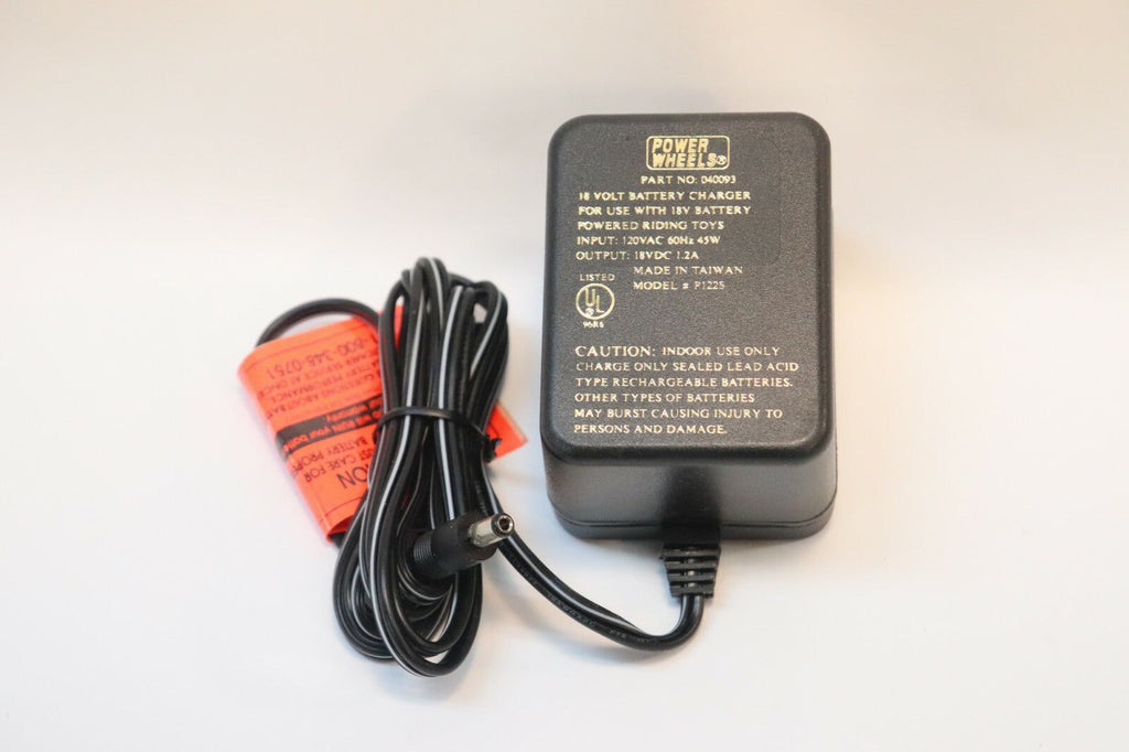 Vintage Power Wheels Porsche 18-Volt Battery Charger
