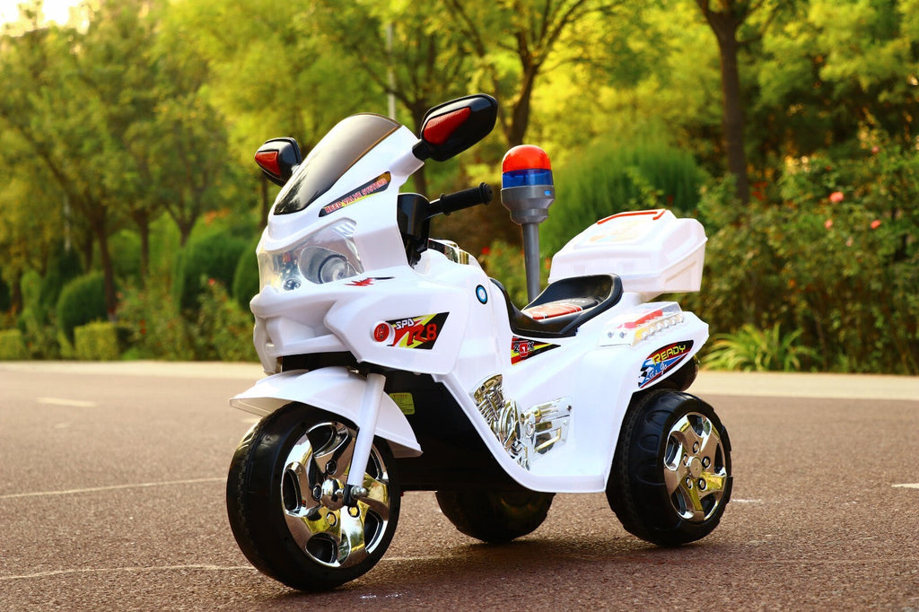 6V Rechargeable Battery Powered Ride-On Motorcycle for Children with 3 Wheels