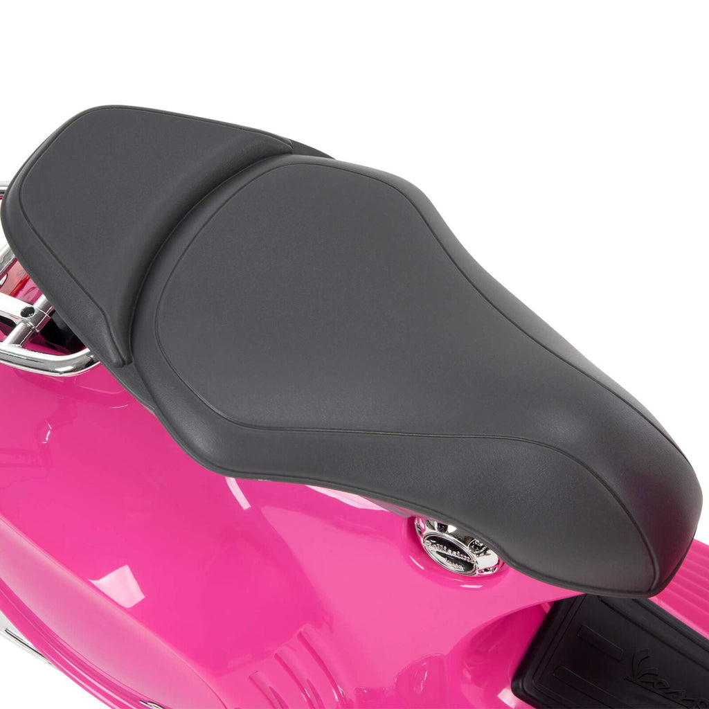 Vroom into Fun with the Huffy 6V Vespa Electric Scooter for Kids in Pink