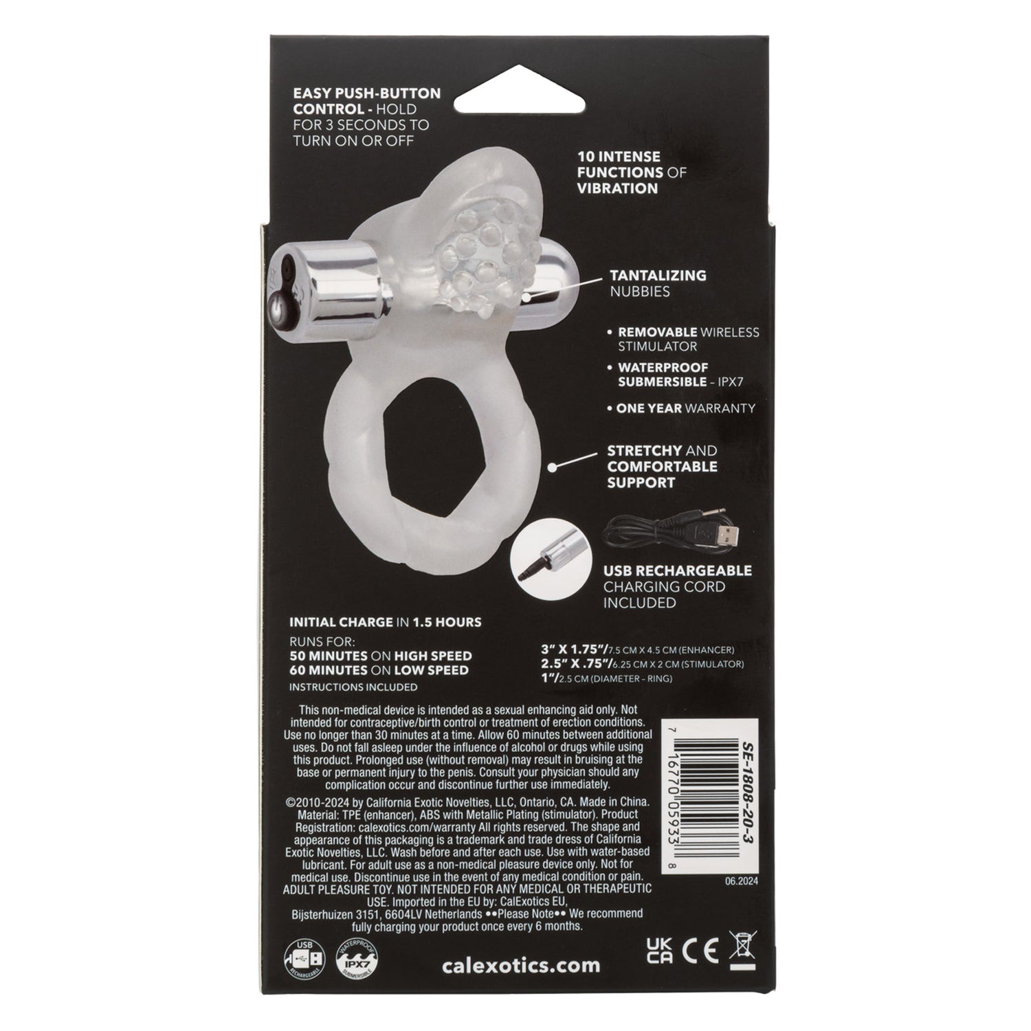 Nubby Lover's Delight Rechargeable Personal Massager