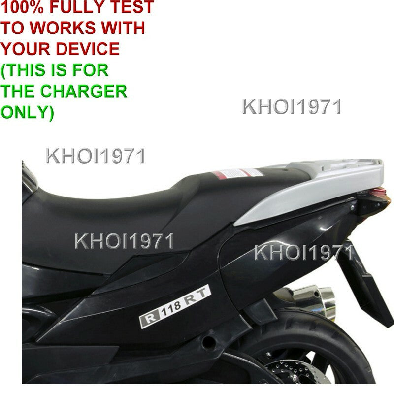 12V AC Wall Charger Adapter for Blazin Wheels Ride-On Motorcycle Bike R118 RT