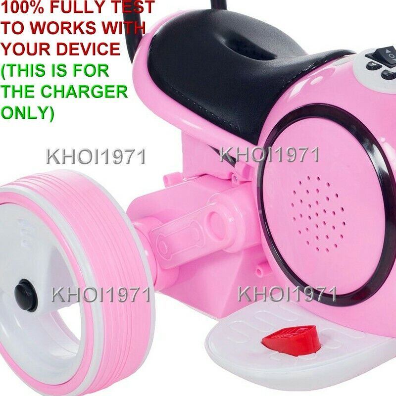 Wall Charger AC Adapter 4-Pack for Little Rider Sleek LED Space Travel Ride-On Toy