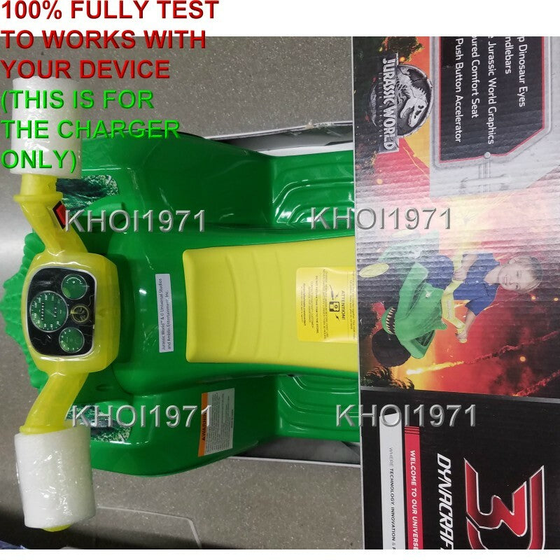 AC Wall Charger Adapter 8V for Jurassic World Fallen Kingdom Quad Toy