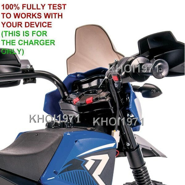 AC Wall Charger Adapter for Huffy R1 Motorcycle Ride-On with Training Wheels