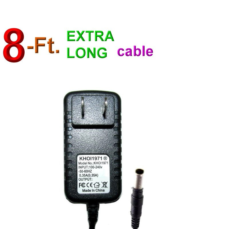 6V Blue 3-Wheel Ride-On Motorcycle with AC Wall Charger and Adapter