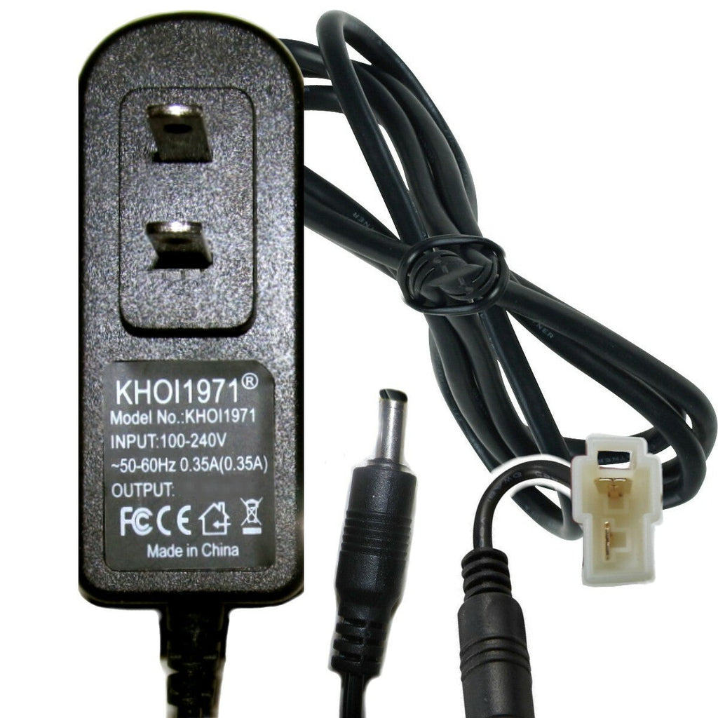 Yellow AC Wall Charger Adapter for Kid Motorz Construction Patrol Truck Ride F4 1158
