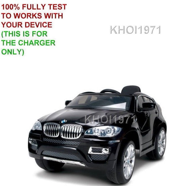 AC Wall Charger Adapter for 6V Battery Compatible with Huffy BMW X6 Ride-On Car Model 17034