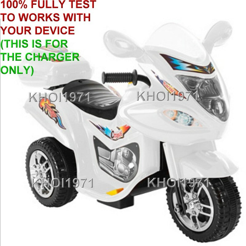 AC Wall Charger Adapter for 80-FL238D-R Little Rider 3-Wheel Ride-On Trike Bike