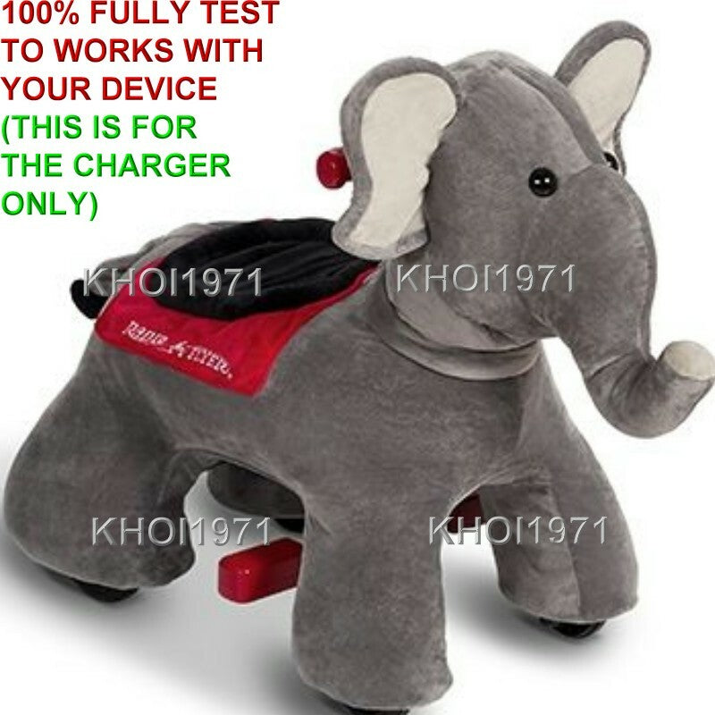 AC Wall Charger Adapter for 987 Radio Flyer Peanut Elephant Deluxe Ride-On Toy
