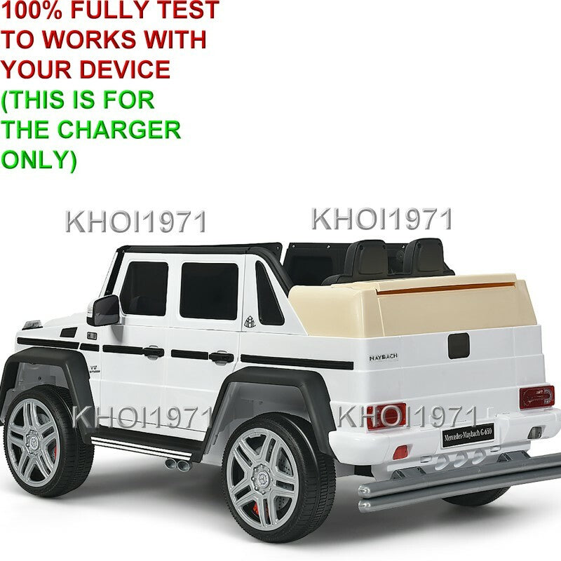 AC Wall Charger Adapter for Kids Ride-On Mercedes-Benz G650 Toy Car