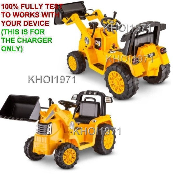 6V AC Charger Adapter for KidTrax CAT Bulldozer/Tractor Ride-On KT1092WM
