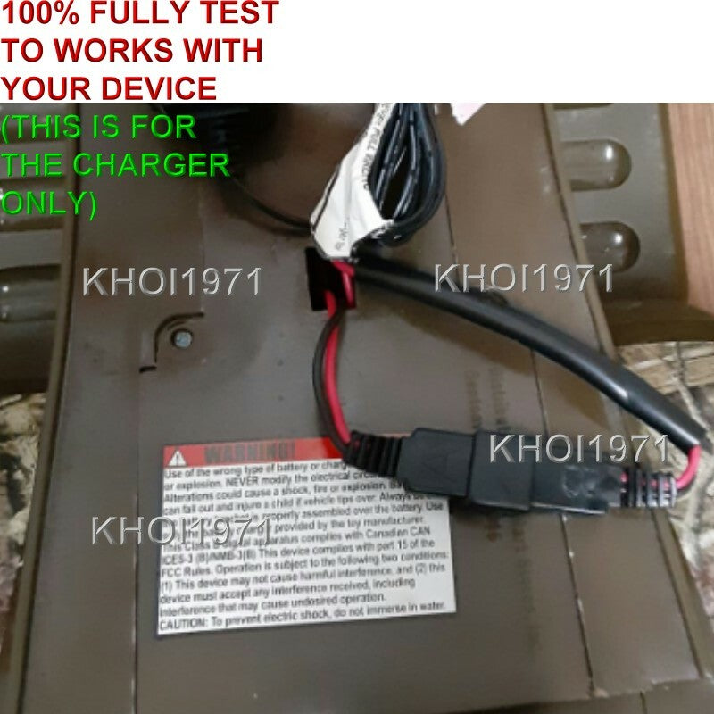 AC Wall Charger Adapter for Mossy Oak Break Up Infinity KT1210 Ride-On Toy