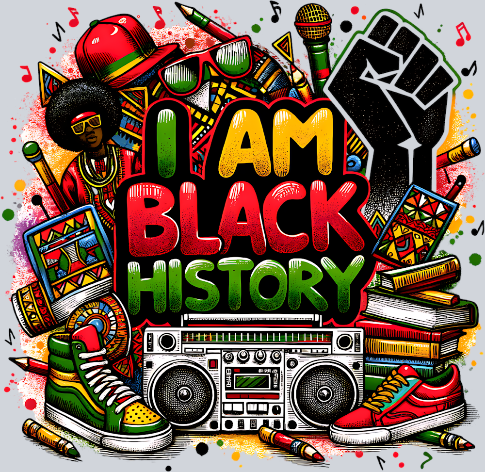 I Am Black History 1 - STK07656 (DTF Transfers)