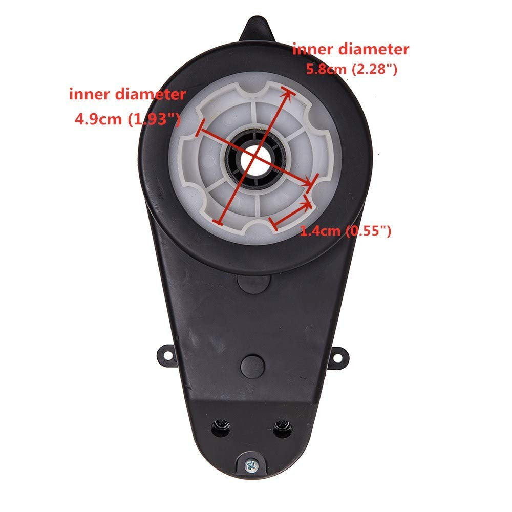 12V DC High Torque 40000RPM Gearbox Motor for Kids Ride-On Vehicles