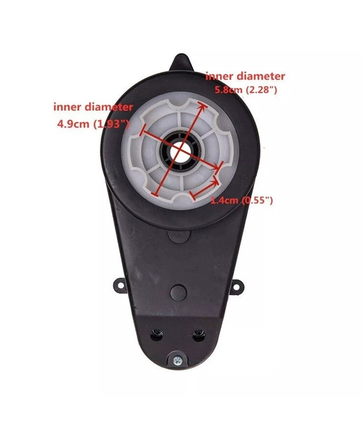 24V DC Motor with 30000RPM Gearbox for Kids Ride-On Cars and SUVs
