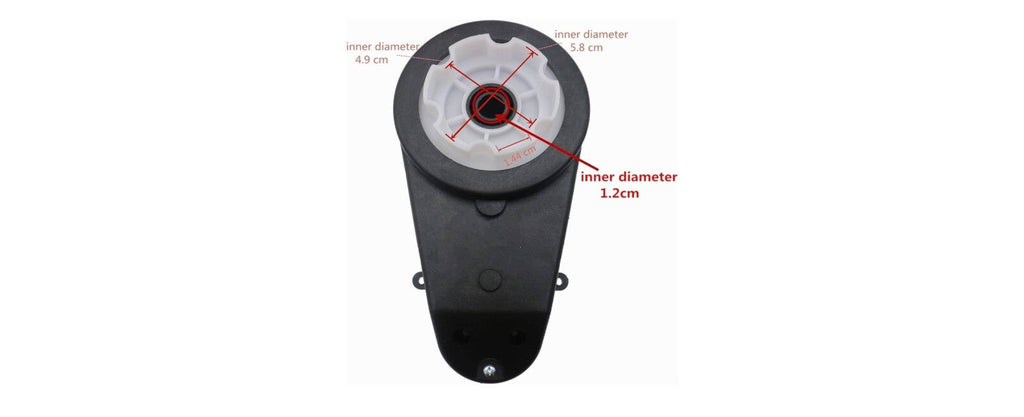 2 Pcs 12V RS550 High Speed 40000RPM Power Wheel Motors