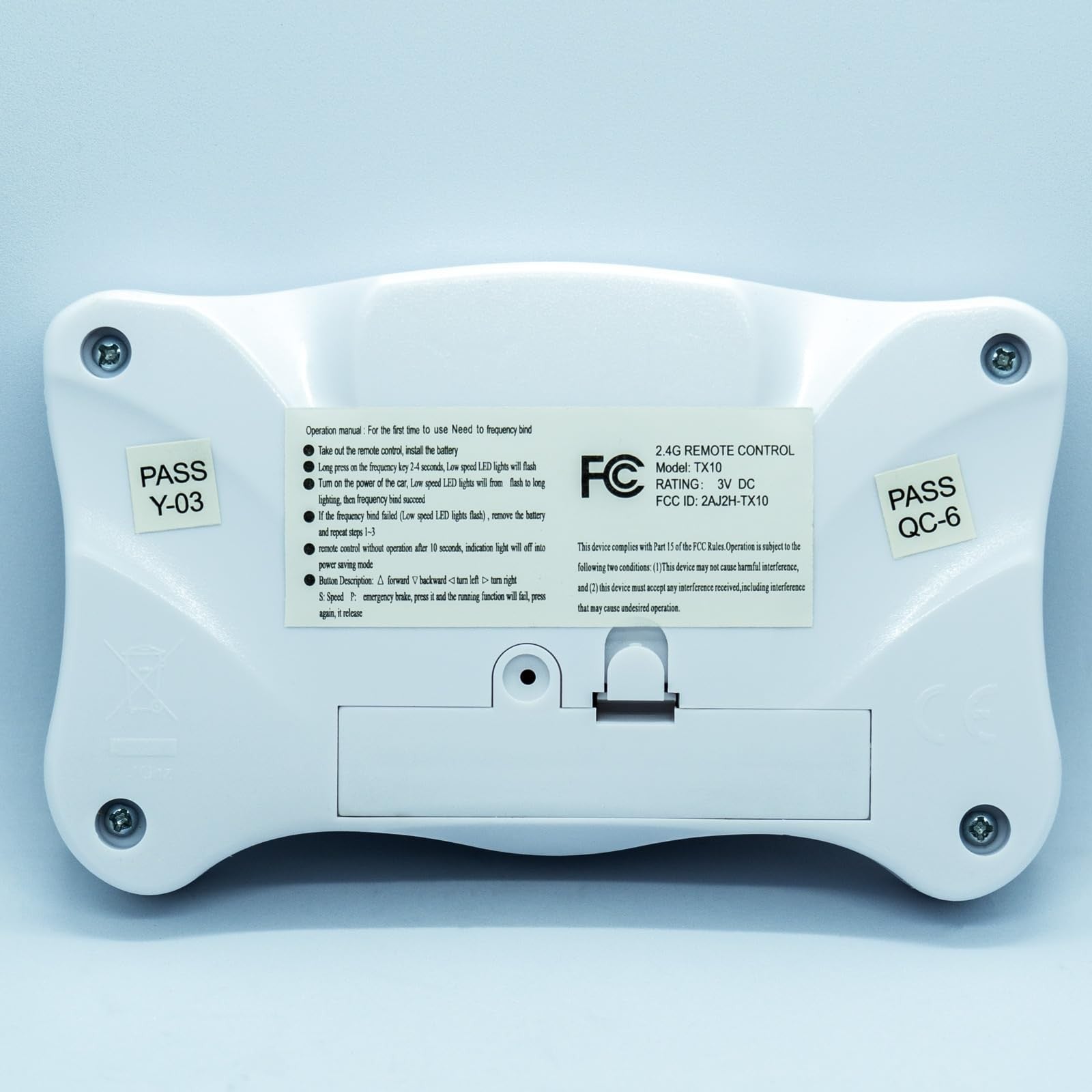 2.4G Bluetooth Remote Control Box for Kids Ride-On Toys