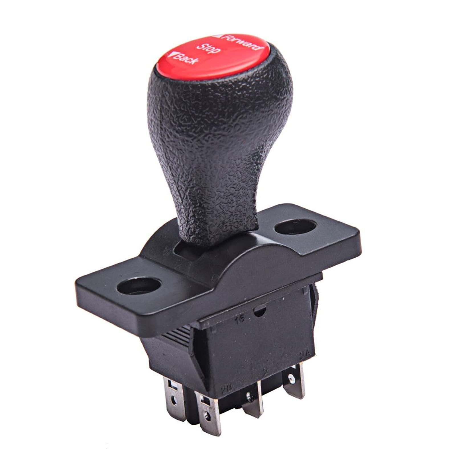 Electric Powered 4-Wheel Ride-On with Forward, Stop, Reverse Gear Handle for Children
