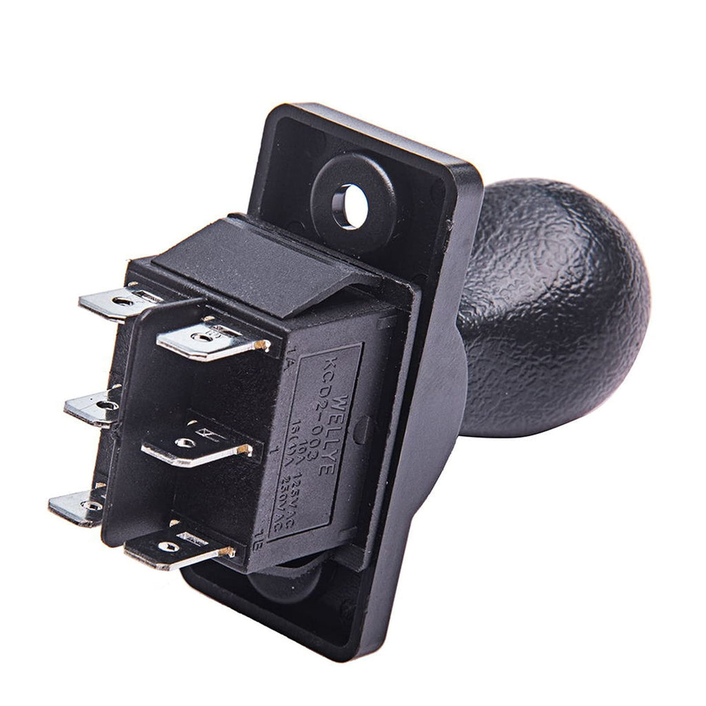 Electric Powered 4-Wheel Ride-On with Forward, Stop, Reverse Gear Handle for Children