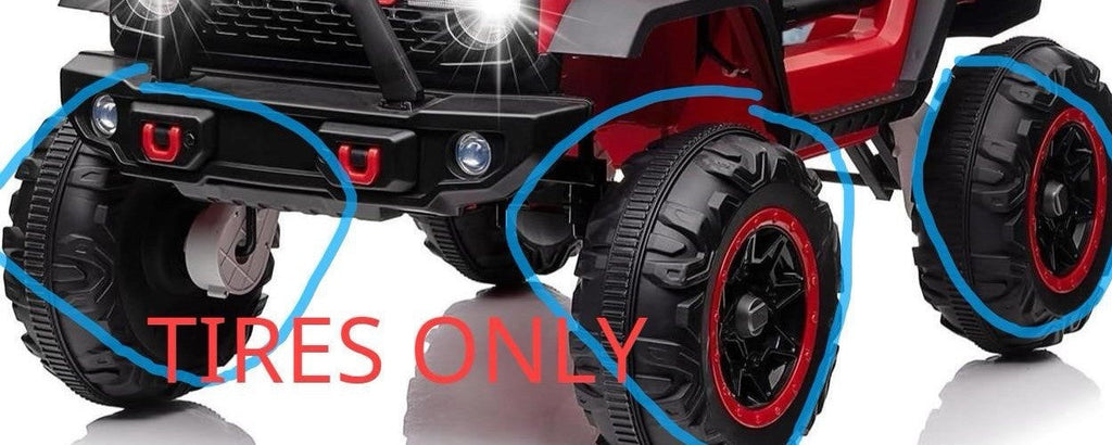 Replacement Wheels for 24V 2-Seater Kids Ride-On Car