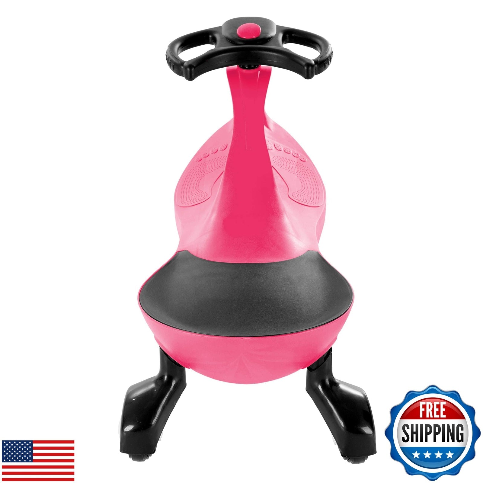 Wiggle Car Ride-On Toy with Twist and Swivel Motion – No Batteries, Gears, or Pedals Needed