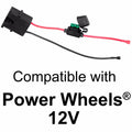 12-Volt SLA Battery Wire Harness Connector for Power Wheels Toys