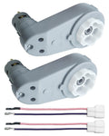2PCS 18V-24V RS775 Electric Gearbox for Kids Ride-On Car