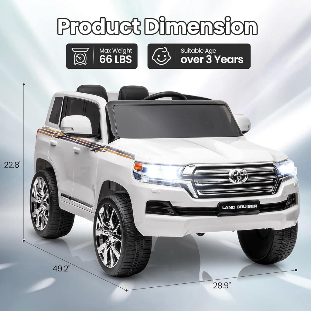 12V Off-Road Electric Ride-On Car for Kids with Remote Control