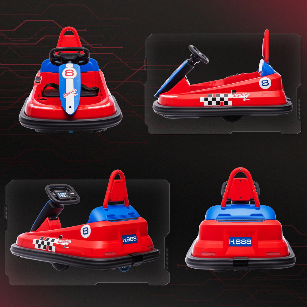 360° Rotating Electric Bumper Car for Kids - Fun Ride On Toy with 6V Battery