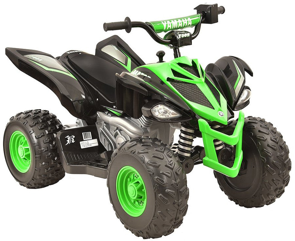 12 Volt Battery-Powered Raptor Ride-On with Custom Graphic Design