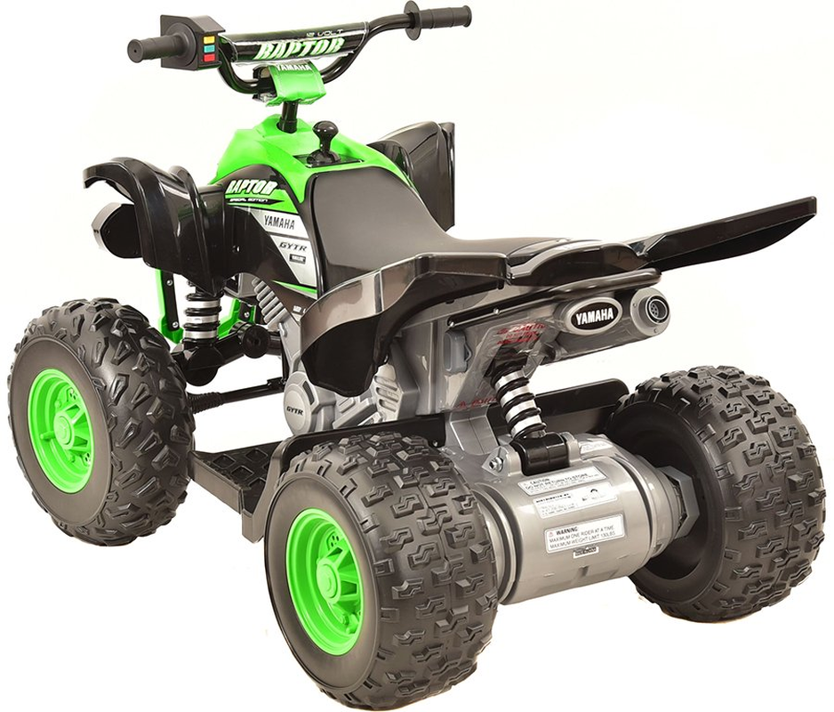 Yamaha Raptor 12V Battery-Powered Ride-On with Custom Graphics - Enhanced Riding Experience for Kids